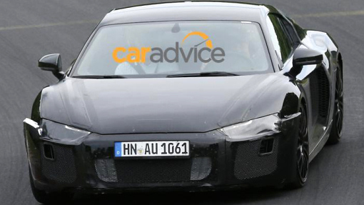 Шпионская фотография нового Audi R8 Шпионская фотография нового Audi R8