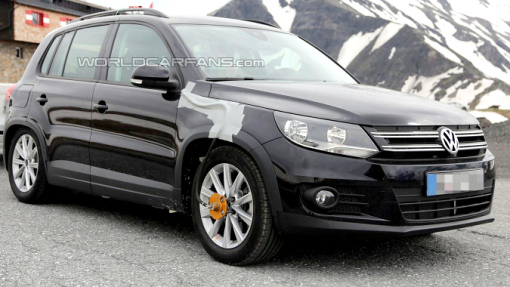 Тестовый мул Volkswagen Tiguan