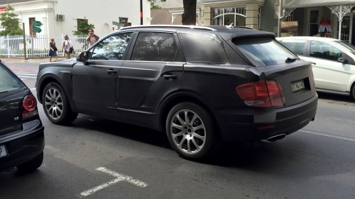 Тестовый прототип Bentley Bentayga