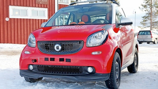 Тестовый прототип Smart ForTwo Brabus