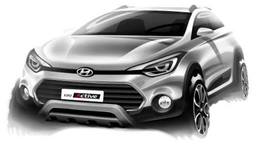 Эскиз Hyundai i20 Active