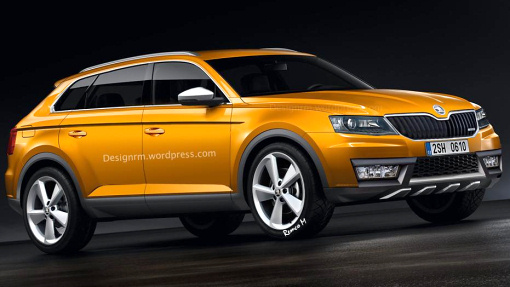 Предполагаемый внешний вид Skoda Snowman Предполагаемый внешний вид Skoda Snowman
