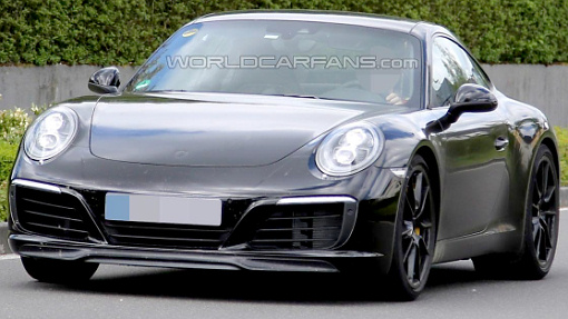 Тестовый прототип Porsche 911 2016 Тестовый прототип Porsche 911 2016