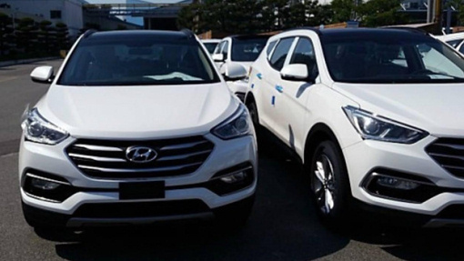 Шпионское фото Hyundai Santa Fe 2016