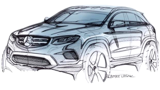 Эскиз Mercedes-Benz GLC