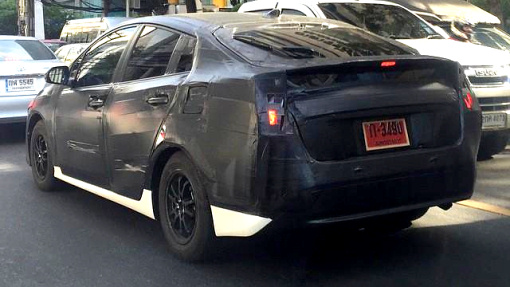 Тестовый прототип Toyota Prius