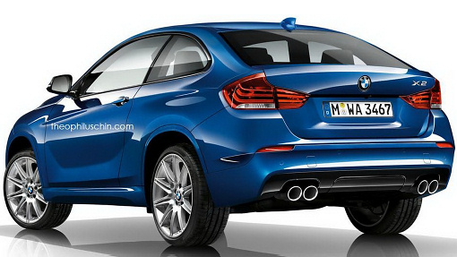 Предполагаемая внешность BMW X2