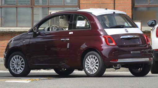 Шпионское фото Fiat 500