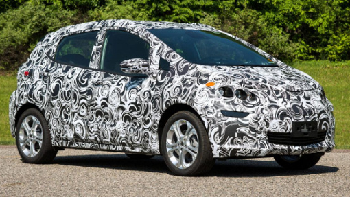 Тестовый прототип Chevrolet Bolt Тестовый прототип Chevrolet Bolt
