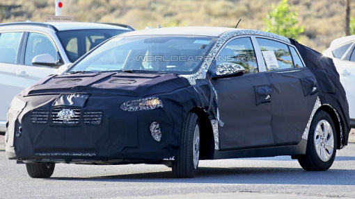 Тестовый прототип нового гибрида Hyundai Тестовый прототип нового гибрида Hyundai