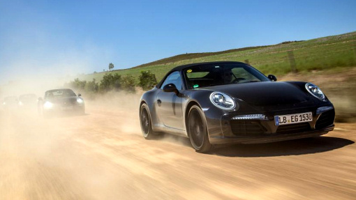 Тест-драйв прототипов Porsche 911 близ Кейптауна