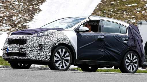 Тестовый прототип Kia Sportage