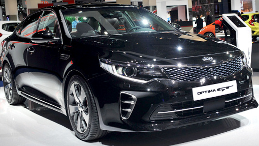 Kia Optima GT во Франкфурте Kia Optima GT во Франкфурте