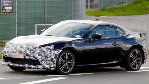Тестовый прототип обновленного купе Toyota GT 86