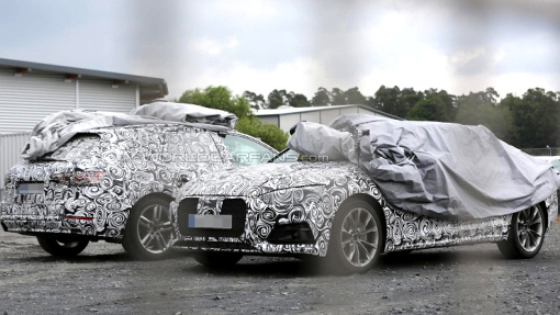Тестовые прототипы Audi A4 Avant и Audi A5 Coupe