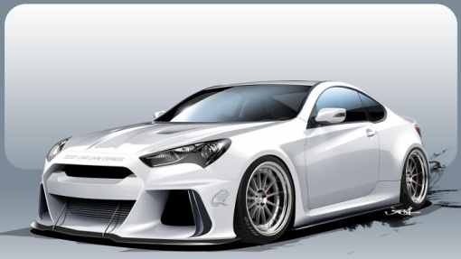 Тизер Hyundai Solus Genesis Coupe Тизер Hyundai Solus Genesis Coupe