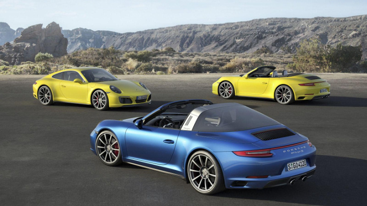 Porsche 911 Carrera 4, Carrera 4 Convertible и Targa 4