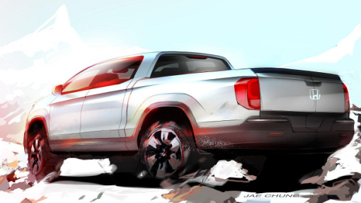 Тизер Honda Ridgeline следующего поколения 