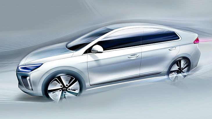 Тизер Hyundai Ioniq