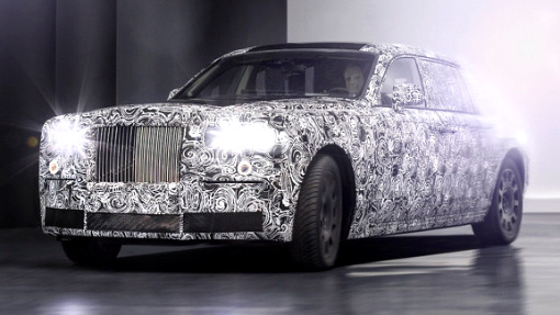 Тестовый мул для испытаний нового шасси Rolls-Royce