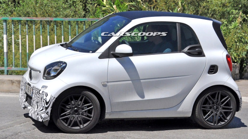 Тестовый прототип Smart ForTwo Brabus