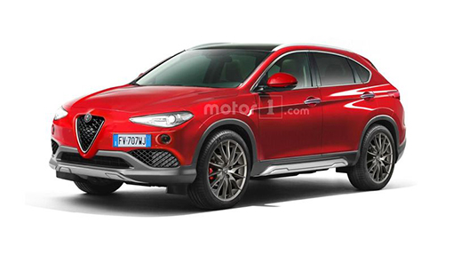 Рендер Alfa Romeo Stelvio Рендер Alfa Romeo Stelvio