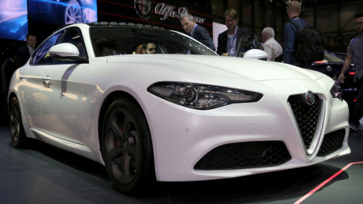 Базовый Alfa Romeo Giulia в Женеве Базовый Alfa Romeo Giulia в Женеве