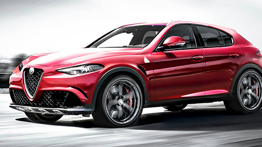 Рендер Alfa Romeo Stelvio Рендер Alfa Romeo Stelvio