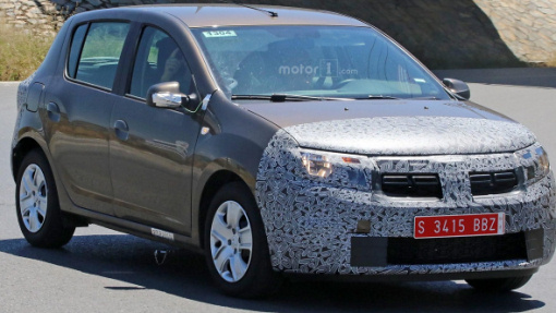 Тестовый прототип обновленного Dacia Sandero Тестовый прототип обновленного Dacia Sandero