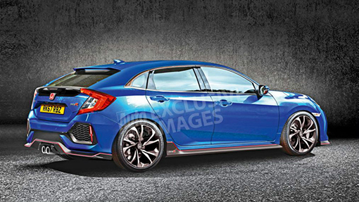 Рендер Honda Civic Type R Рендер Honda Civic Type R
