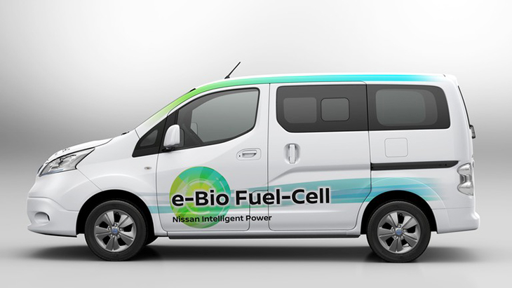 Nissan e-NV200 на твердооксидных топливных элементах