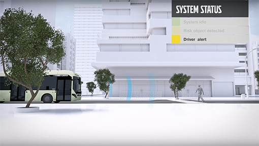 Автобусы Volvo научатся самостоятельно сигналить пешеходам