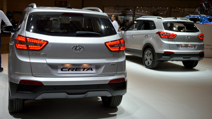 Hyundai Creta на автосалоне в Москве