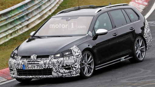 Тестовый прототип Volkswagen Golf в кузове универсал Тестовый прототип Volkswagen Golf в кузове универсал
