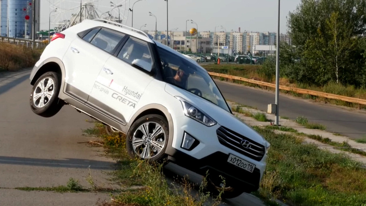 Hyundai Creta в ходе тест-драйва