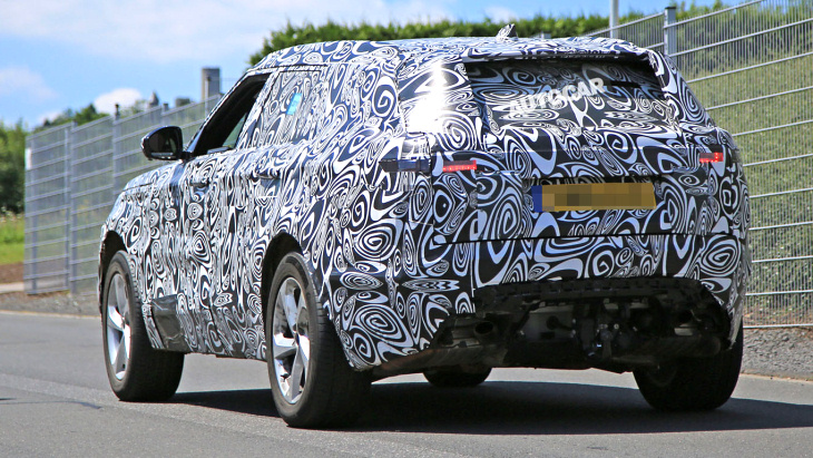 Тестовый прототип Range Rover Sport Coupe