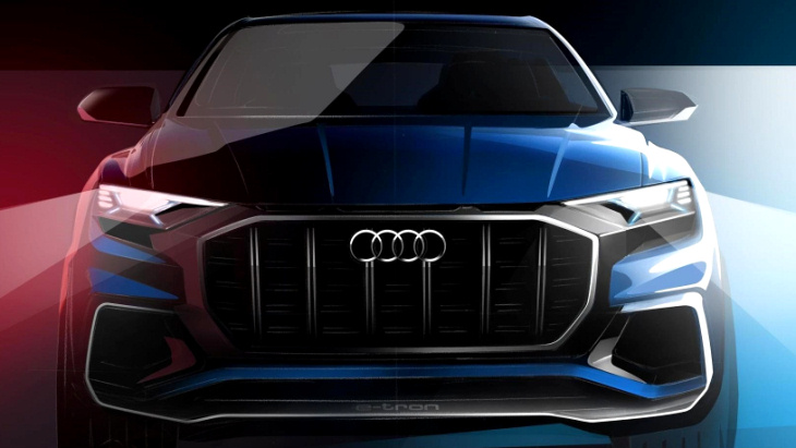 Тизер Audi Q8 e-tron