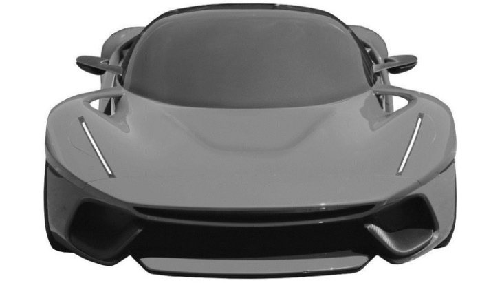 Патентное изображение новой версии Ferrari LaFerrari Патентное изображение новой версии Ferrari LaFerrari