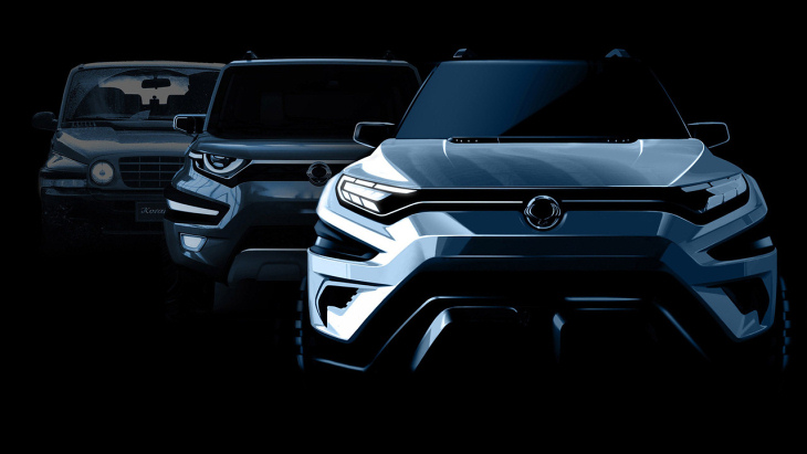 Тизер SsangYong XAVL Concept