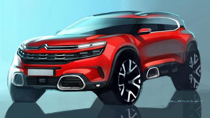 Тизер Citroen C5 Aircross