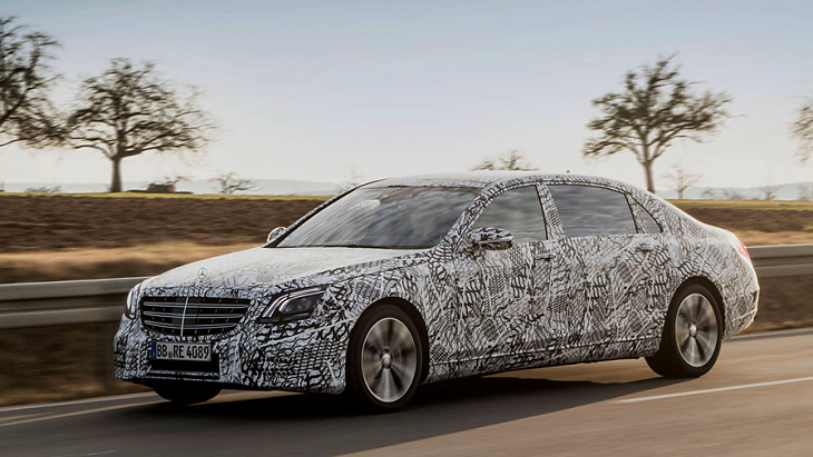Тестирование нового Mercedes S-Class