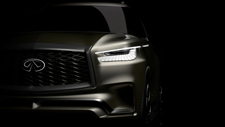 Тизер Infiniti QX80 Monograph Тизер Infiniti QX80 Monograph