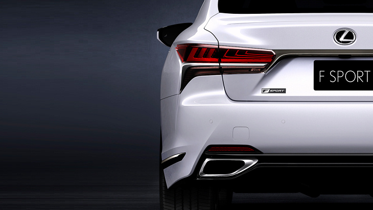 Тизер Lexus LS 500 F Sport