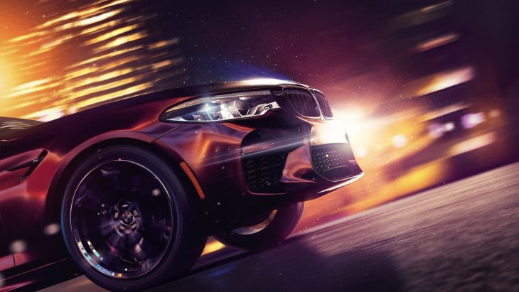 Новый BMW M5 на обложке игры Need for Speed Payback