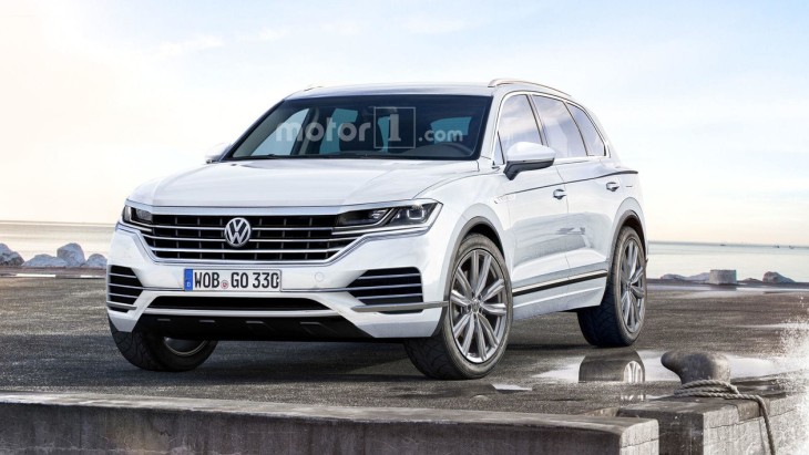 Визуализация внедорожника Volkswagen Touareg нового поколения