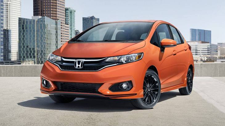 Рестайлинговый Honda Fit