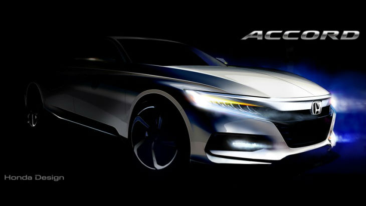 Официальный скетч нового Honda Accord