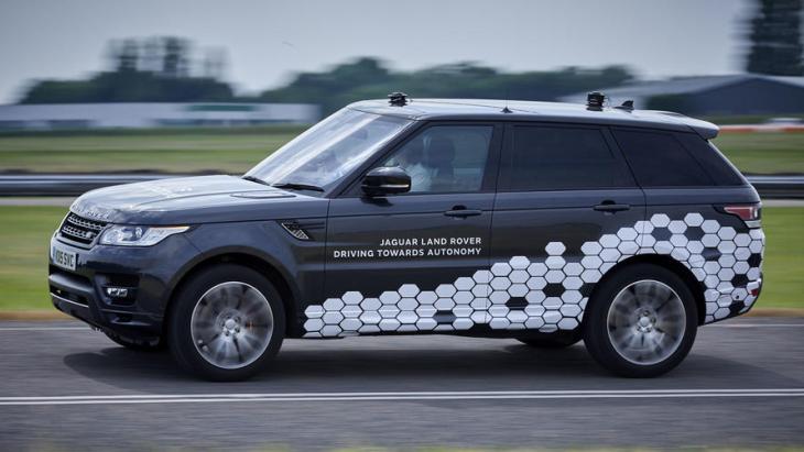 Прототип беспилотного внедорожника Range Rover Sport