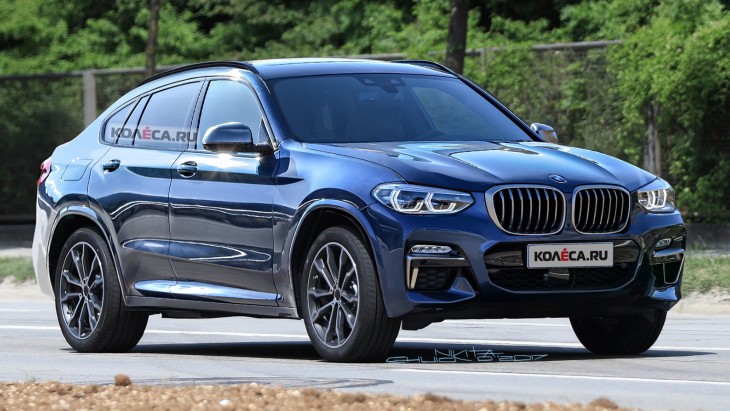 Независимый рендер кросс-купе BMW X4 нового поколения Независимый рендер кросс-купе BMW X4 нового поколения