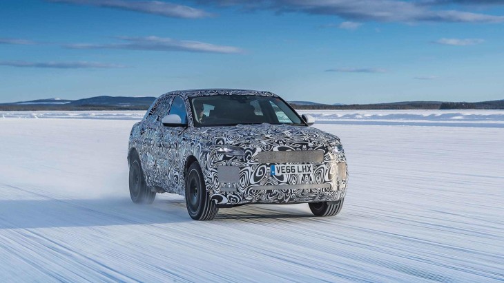 Тестовый прототип серийного Jaguar E-Pace Тестовый прототип серийного Jaguar E-Pace